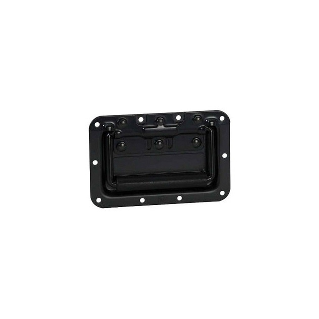 Adam Hall 34082 BLK – innfelt fjærbelastet klapphåndtak, medium, svart