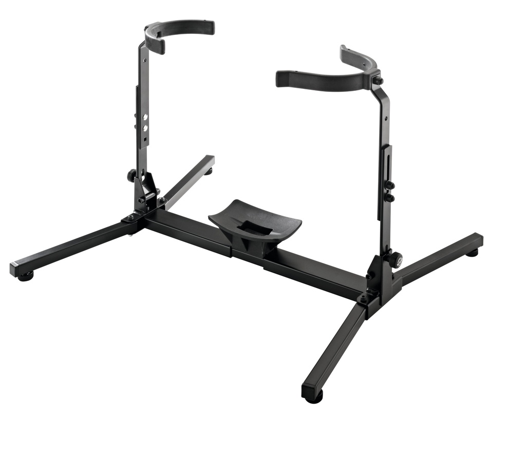 [14945-000-55] K&M 14945 Tuba gulvstativ svart Stand for kingsize tuba