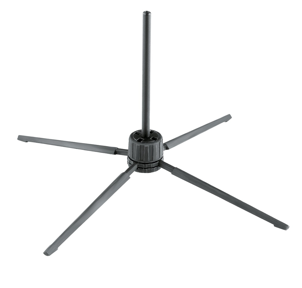 [15262-000-55] K&M 15262 Flute stand black Recorder stand