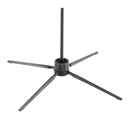 K&M 15262 Flute stand black Recorder stand