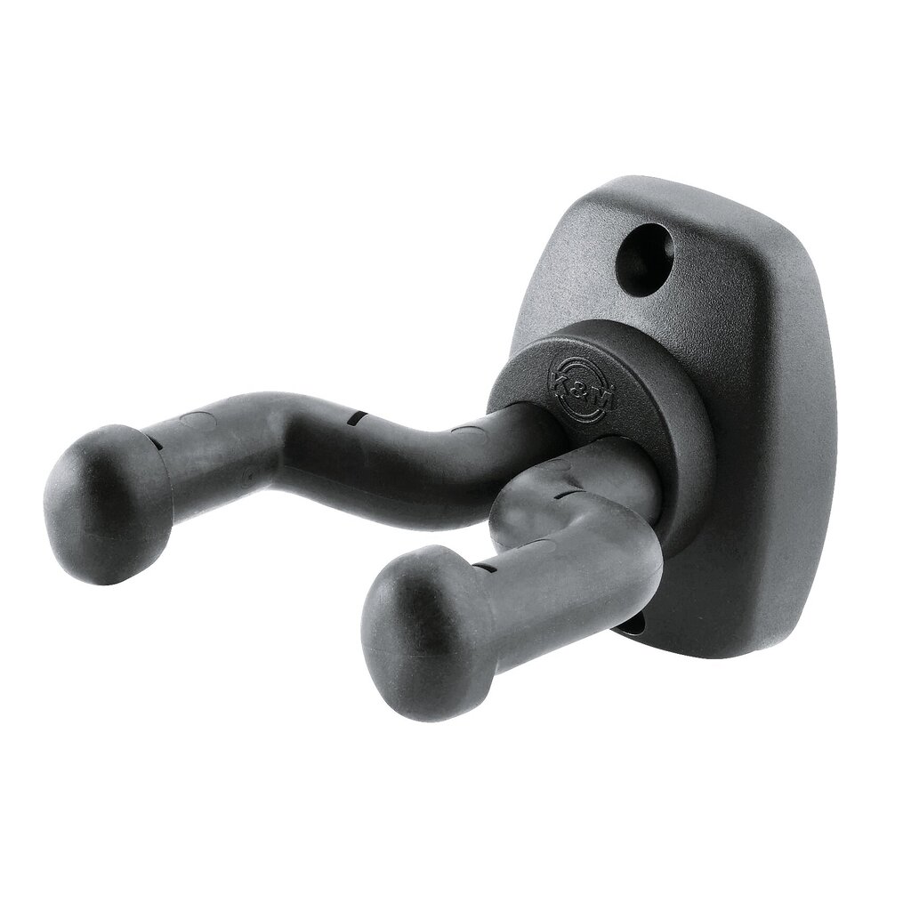 K&M 16250 Guitar wall mount, Black Guitar wall mount