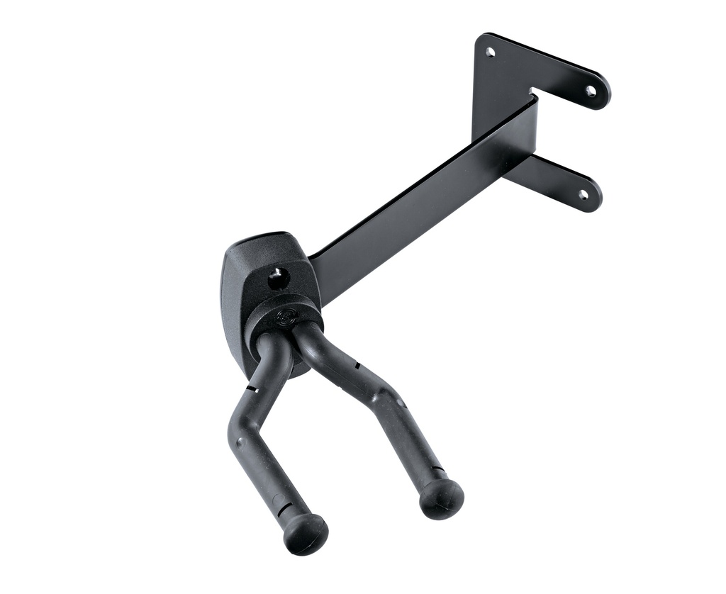 [16255-018-55] K&M 16255 Guitar wall mount, Black Guitar wall mount
