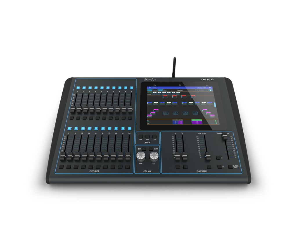 [CSY-100-710-CH] ChamSys QuickQ 10 lyskontroller 1. univers