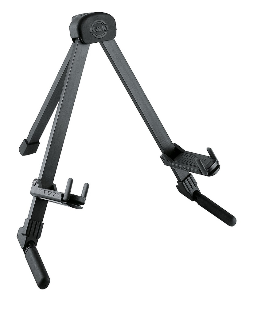 [17550-000-35] K&M 17550 Gitarstativ lett vekt, svart Guitar stand »Memphis Travel«