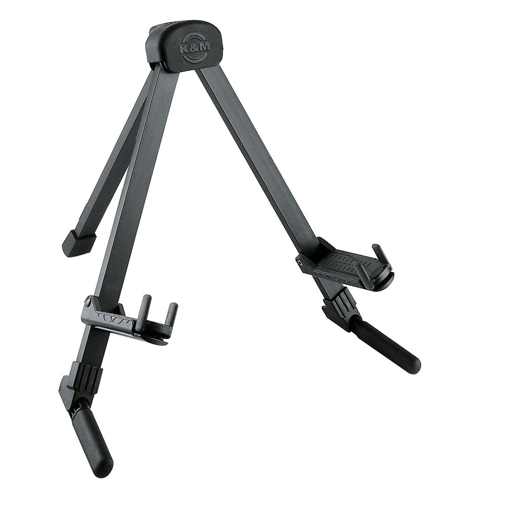 K&M 17550 Gitarstativ lett vekt, svart Guitar stand »Memphis Travel«