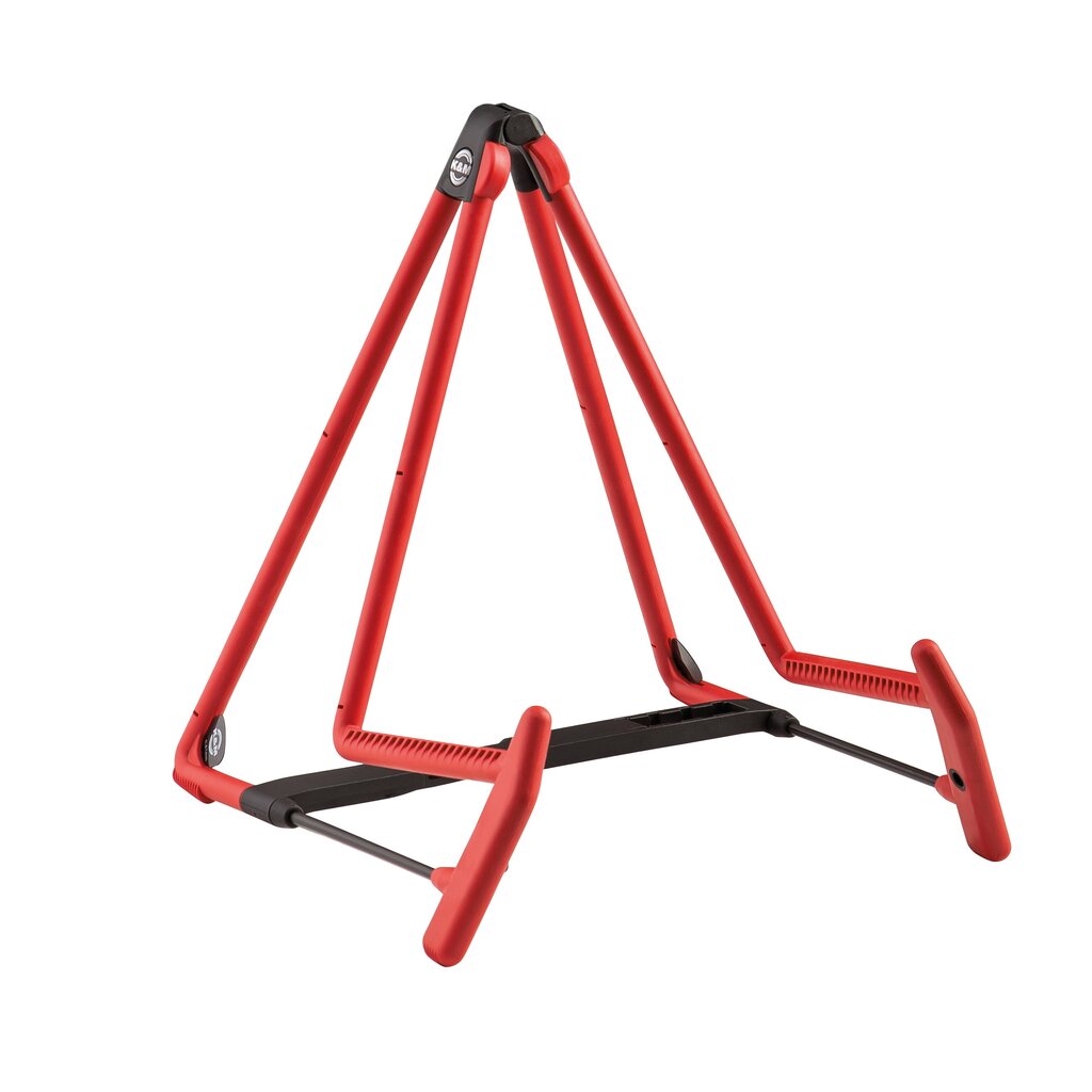 K&M 17580 A-guitar stand »Heli 2«, red