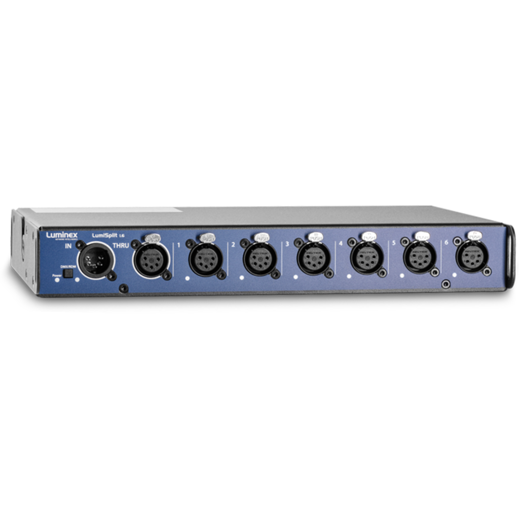 [LUM-LUMISPLIT-16] Luminex LumiSplit-1.6 DMX/RDM splitter 6-veis