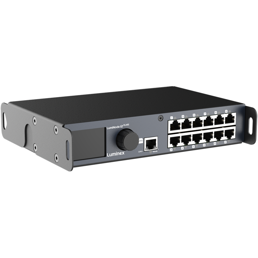 [LUM-LUMINODE-12-RJ45] Luminex Luminode 12 RJ45 ethernet til 12 x DMX på RJ45