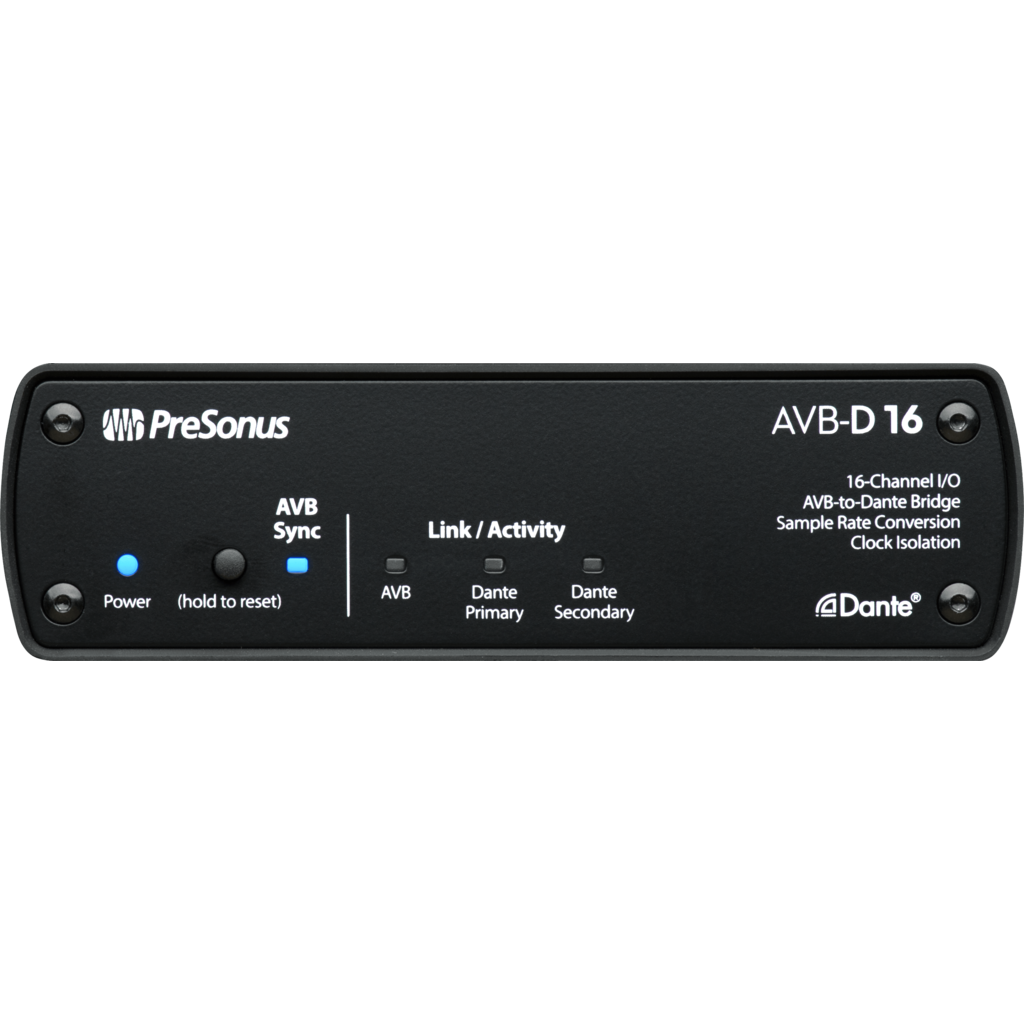 PreSonus AVB-D16 – AVB til Dante nettverksbro
