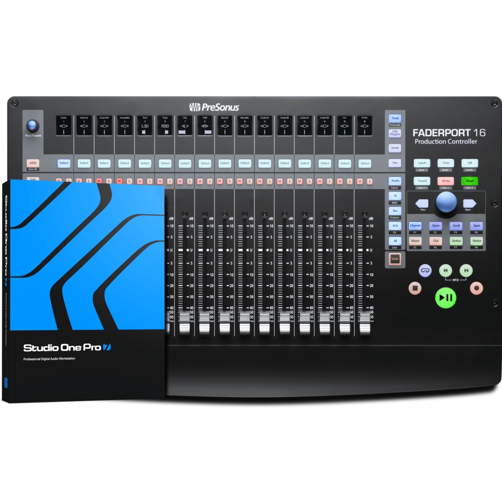 PreSonus FaderPort 16 – motorisert DAW-kontroller med 16 faderkanaler