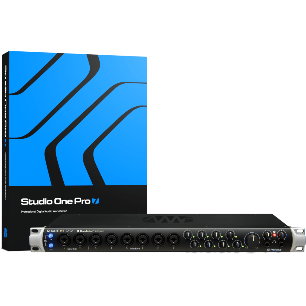 [2777606102] PreSonus Quantum 2626 – Thunderbolt 3-lydgrensesnitt med ultralav latens