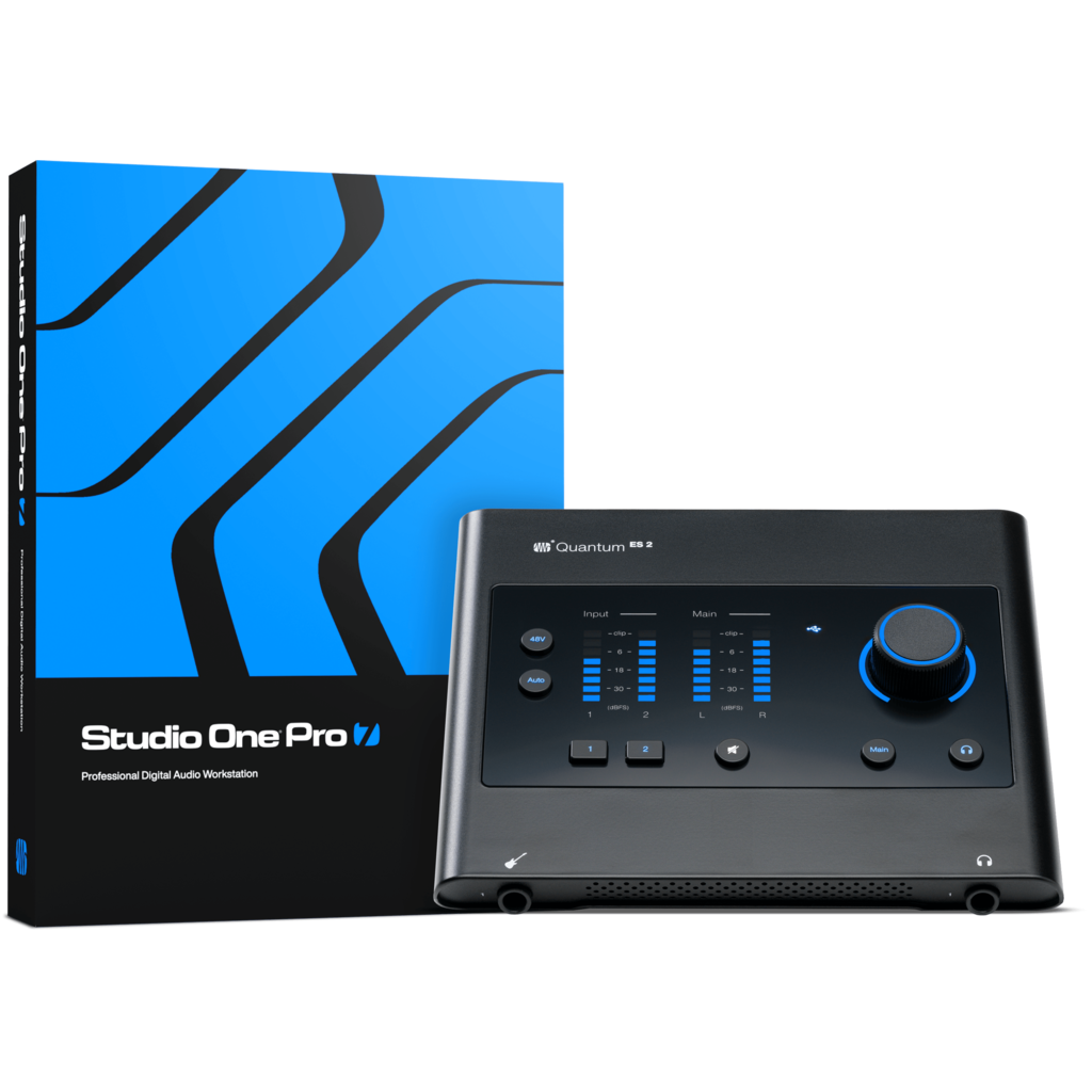 [2777700503] PreSonus Quantum ES 2 – 2x2 lydgrensesnitt med MAX-HD preamper