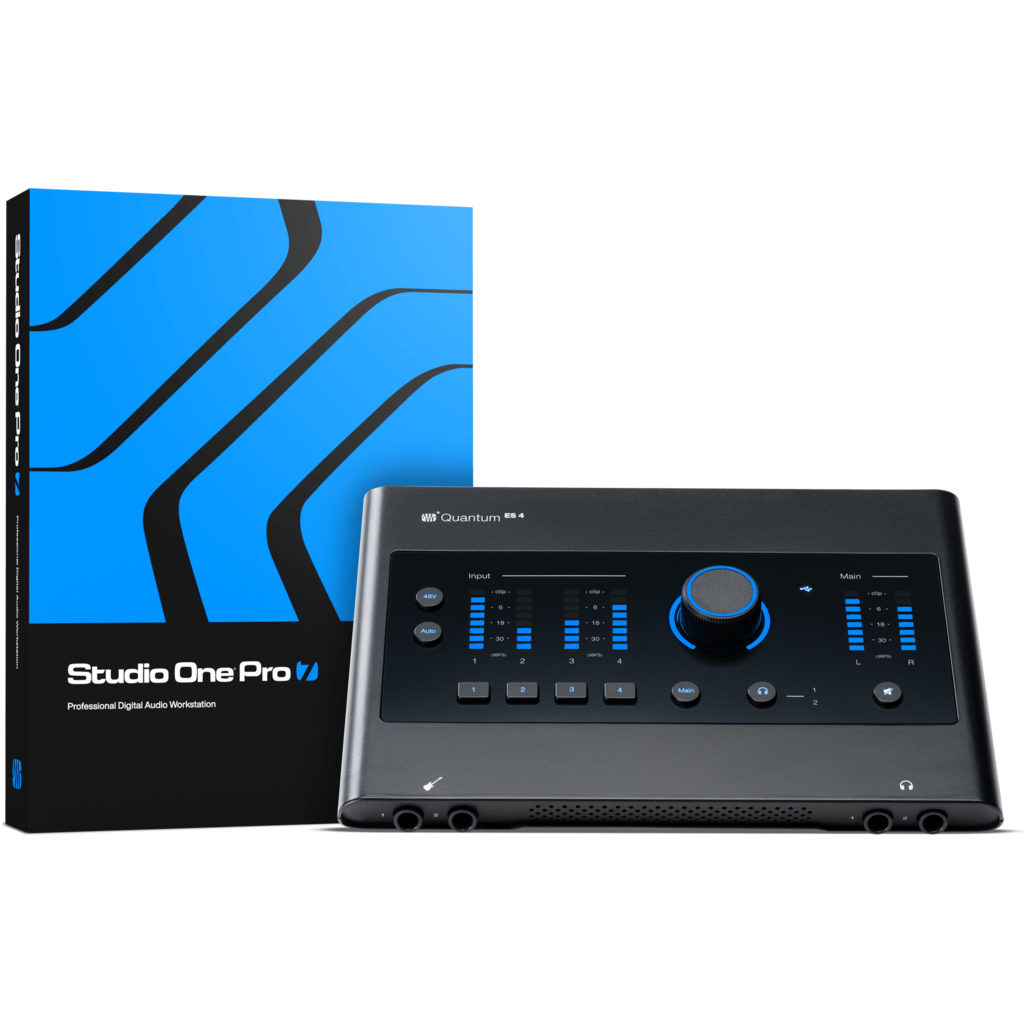 PreSonus Quantum ES 4 – 4x4 lydgrensesnitt med MAX-HD preamper