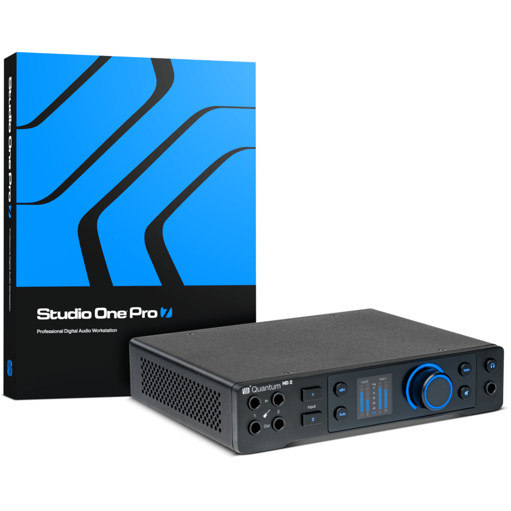 PreSonus Quantum HD 2 – 20x24 lydgrensesnitt med 32-bit / 192 kHz oppløsning