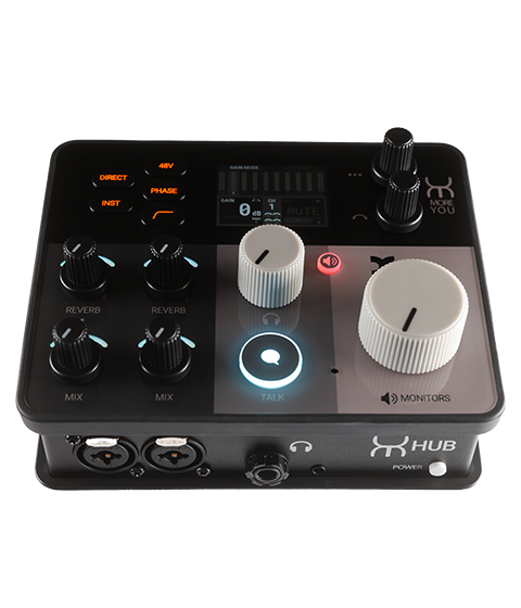 XVIVE MOREYOU HUB Hjertet i More You-systemet – fleksibel lydhub for studio og øving