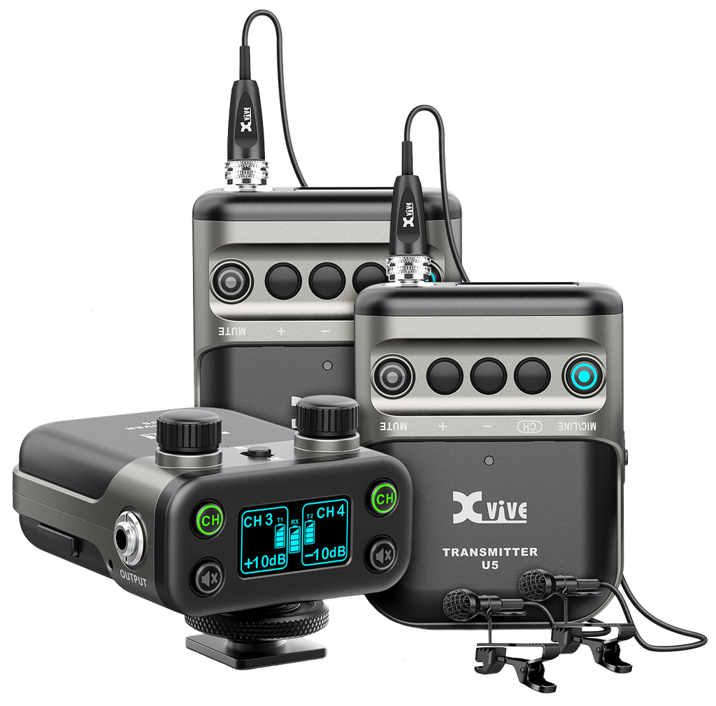 XVIVE U5T2 – To-mannssett med U5 Wireless Audio For Video System