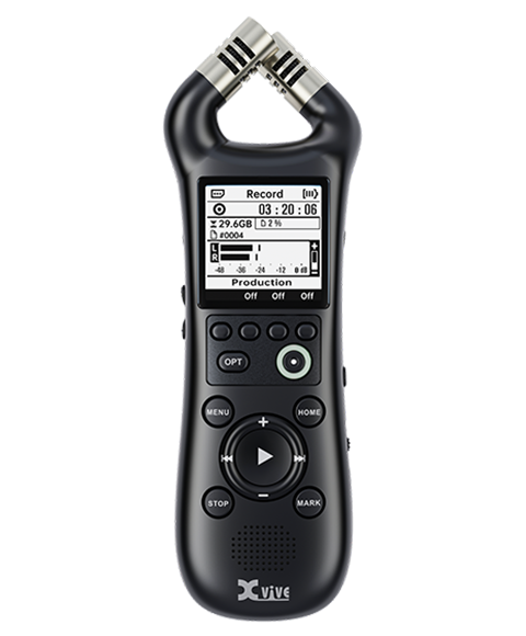 [XV1-R] XVIVE XV1-R Portable Stereo Recorder – Bærbar stereo opptaker med profesjonelle funksjoner
