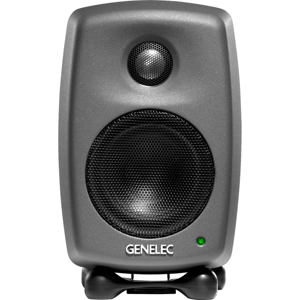 [8010AP] Genelec 8010A Studio Monitor – Ekstremt kompakt aktiv 2-veis nærfeltsmonitor (Mørk grå)
