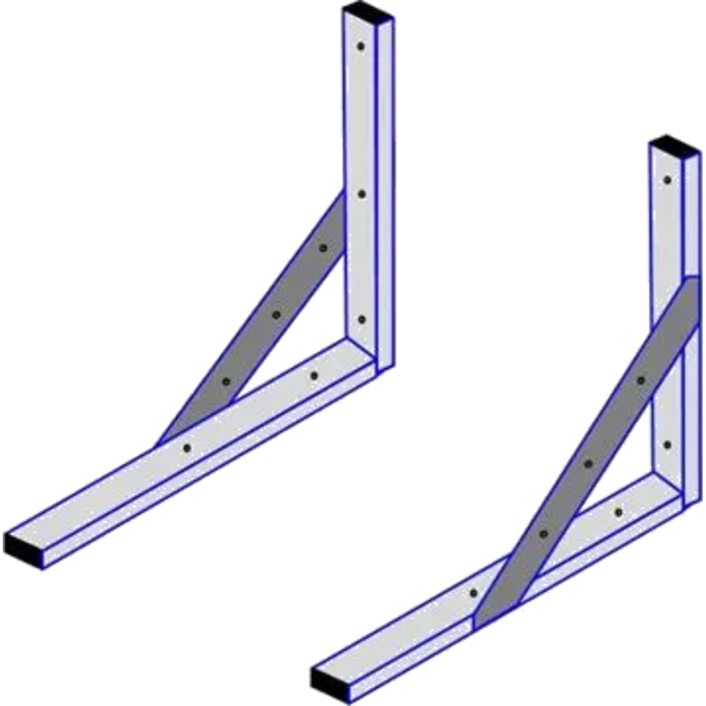 [EKX-BRKT-SUB] Electro-Voice EKX-BRKT-SUB – Veggbrakett for EKX-15S/SP og EKX-18S/SP, sort