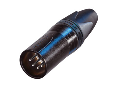 [NC5MXX-BAG] Neutrik XLR NC5MXX-BAG, 5P Plugg Sort