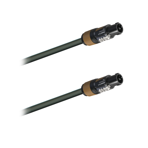 Dreitec Høyttalerkabel – 2 x 4,0 mm² med Neutrik speakON (2-polet)