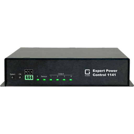 GUDE Expert Power Control 1141-1 – 4-veis PDU med måling og fjernstyring (Power Distribution Unit)