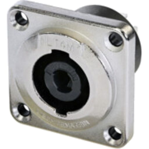 [NLT4MPXX] Neutrik NLT4MPXX – 4-polet speakON chassis­kontakt (hann)