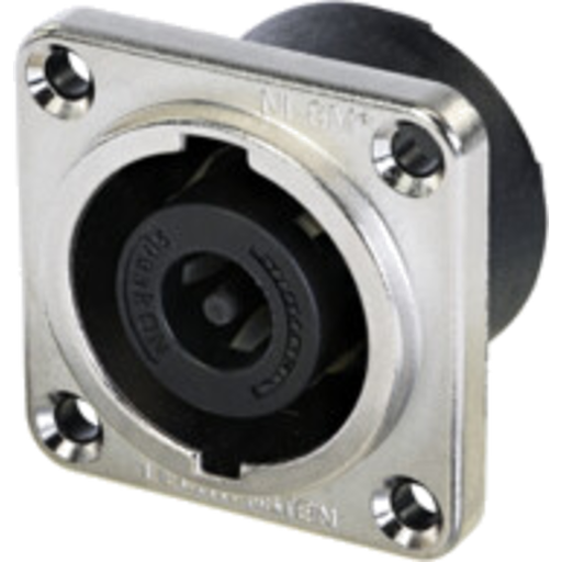 [NL8MPR] Neutrik NL8MPRXX 8-polet hann speakON chassis-kontakt med G-size metallhus