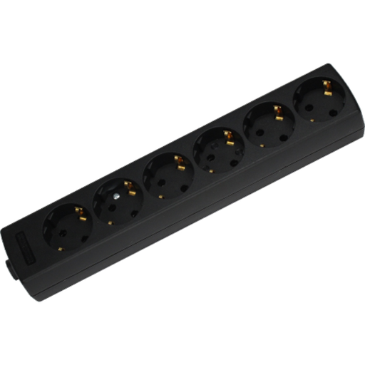 Dreitec 4981 – Schuko 6-veis fordeler med eller uten bryter