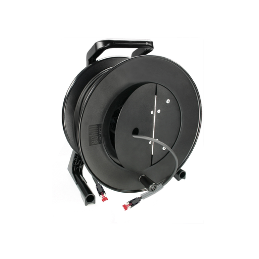 Dreitec Kabeltrommel med Cat 7 og klappdeksel – Schill GT310, Hirose RJ45 til Hirose RJ45
