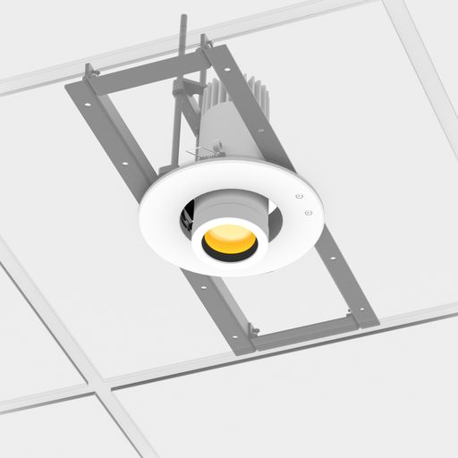 PROLIGHTS Flens for EclDisplay til ceiling adapter kit, hvit