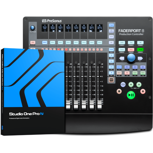 [2777106202] PreSonus FaderPort 8 – motorisert DAW-kontroller med 8 faderkanaler
