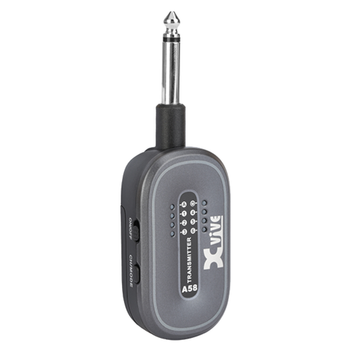 [A58T] XVIVE A58 Guitar Wireless Transmitter only – Grey, 5,8 GHz