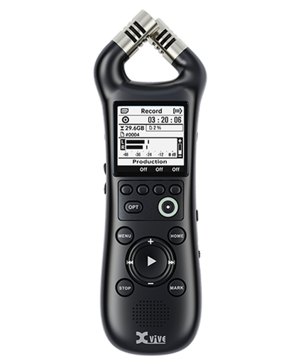 [XV1-R] XVIVE XV1-R Portable Stereo Recorder – Bærbar stereo opptaker med profesjonelle funksjoner