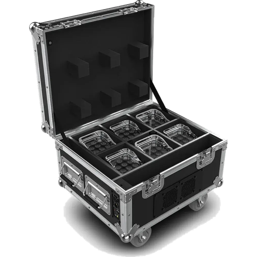 [WELLFITXX6] Chauvet Professional WELL FIT X – 6-pack med lade-flightcase 